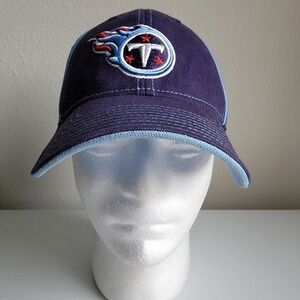 Vintage Tennessee Titans Hat NFL Reebok‎ Adjustable Strapback Hat Cap Adult Blue